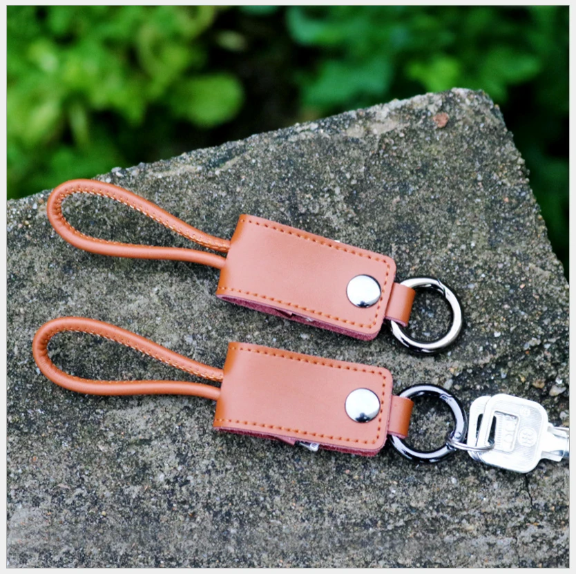 Fashion Portable Key Ring Fine copper USB Micro-USB Charge &amp DATA line Cable for Android devices | Электроника