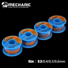 Оловянный припой с канифольным сердечником для механика, проволока для пайки с низкой температурой плавления, 40 г, 0,30,40,50,6 мм, инструменты для ремонта BGA