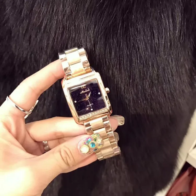 Часы наручные Mashali женские кварцевые брендовые модные роскошные со стразами с