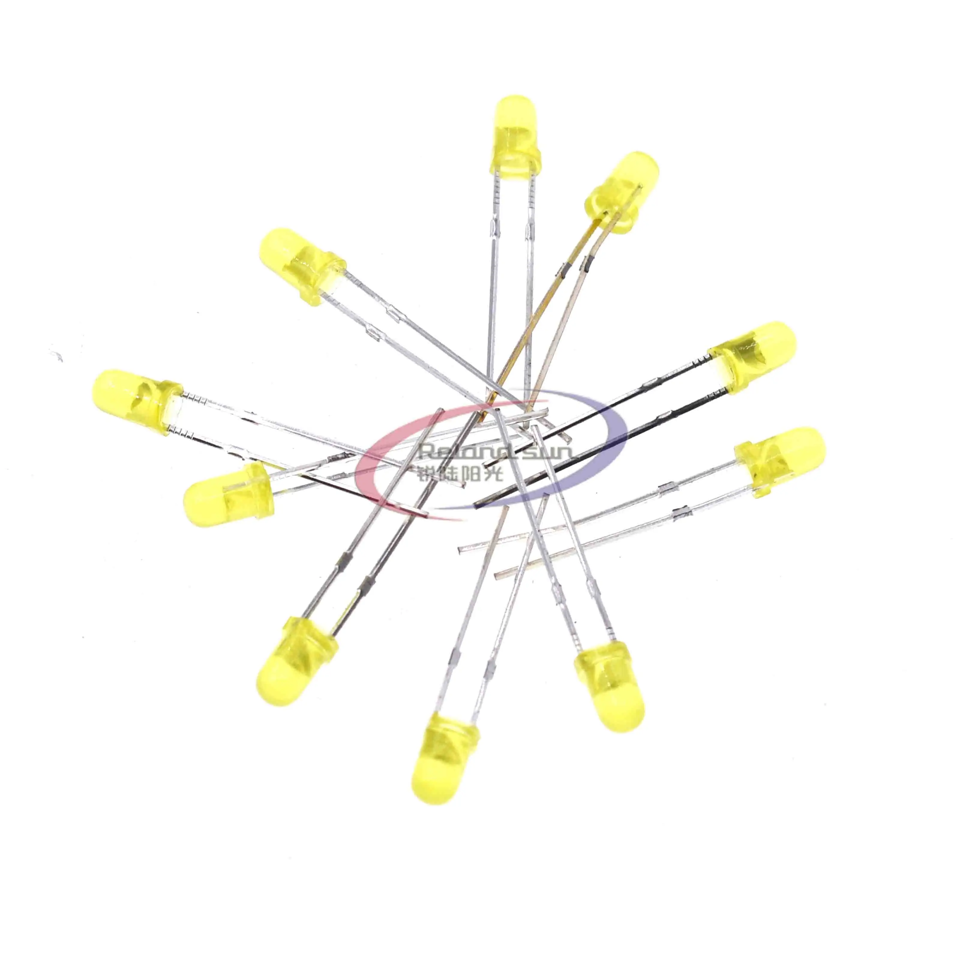 100 шт. светодиод 5 мм 3 красный зеленый желтый для Arduino Raspberry Pi|Интегральные схемы| |