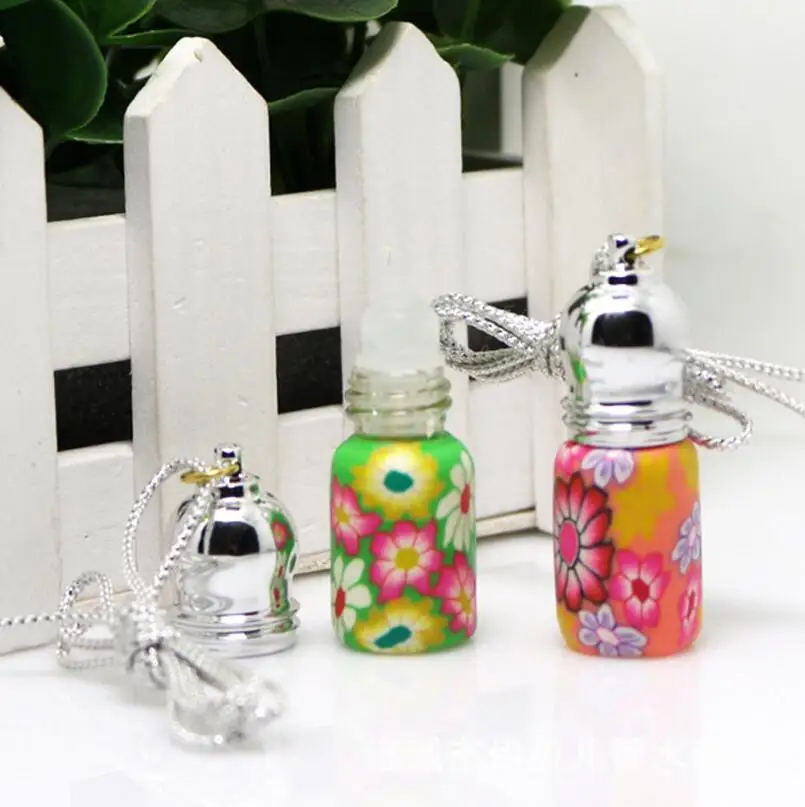 500 шт./лот 3 мл пустые полимерные глиняные заправляемые флаконы для духов