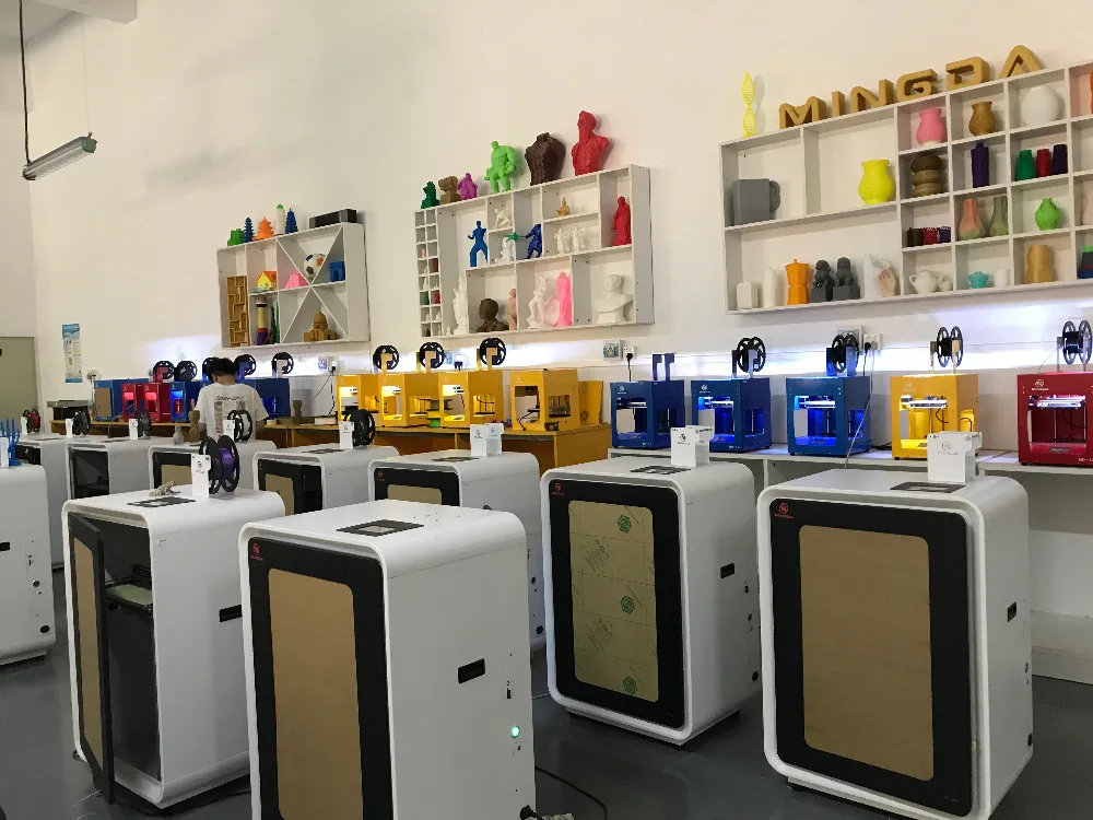 Новейший 3d принтер машина высокая точность 3D Тихая печатная машина полная металлическая рама высокая точность и нить