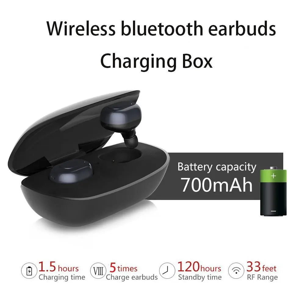 LONGET беспроводные Bluetooth наушники маленькие Беспроводные с микрофоном и зарядкой