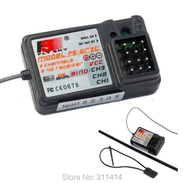 2шт/лот Flysky FS-GR3C FS-GR3E 3CH 2.4Ghz Приемник Для FS GT3B GT2 GT3C GT2B Оптовая продажа + Бесплатная доставка.