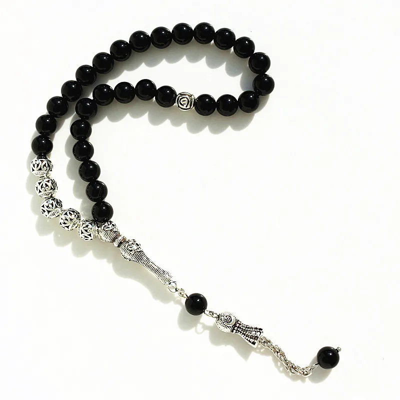 Четки из натурального камня для мужчин и женщин 8 мм|prayer beads|33 prayer beadsmuslim tasbih |