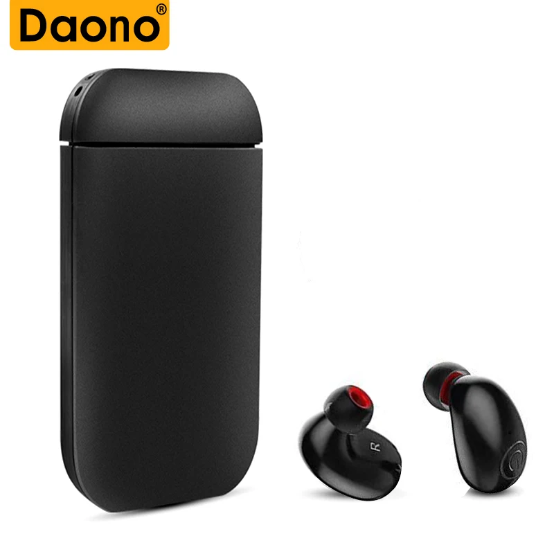 Daono B5 мини беспроводные Bluetooth наушники стерео гарнитура с зарядной коробкой