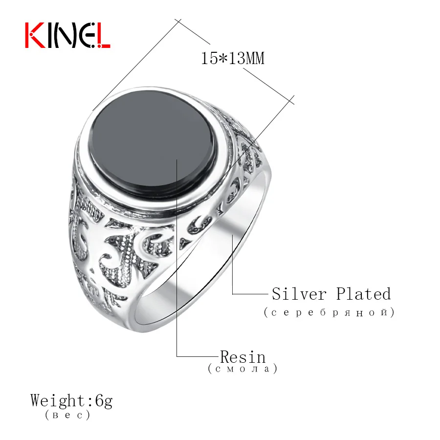 Мужское черное кольцо в стиле панк с серебряным покрытием|jewelry ring holder|ring jewelry