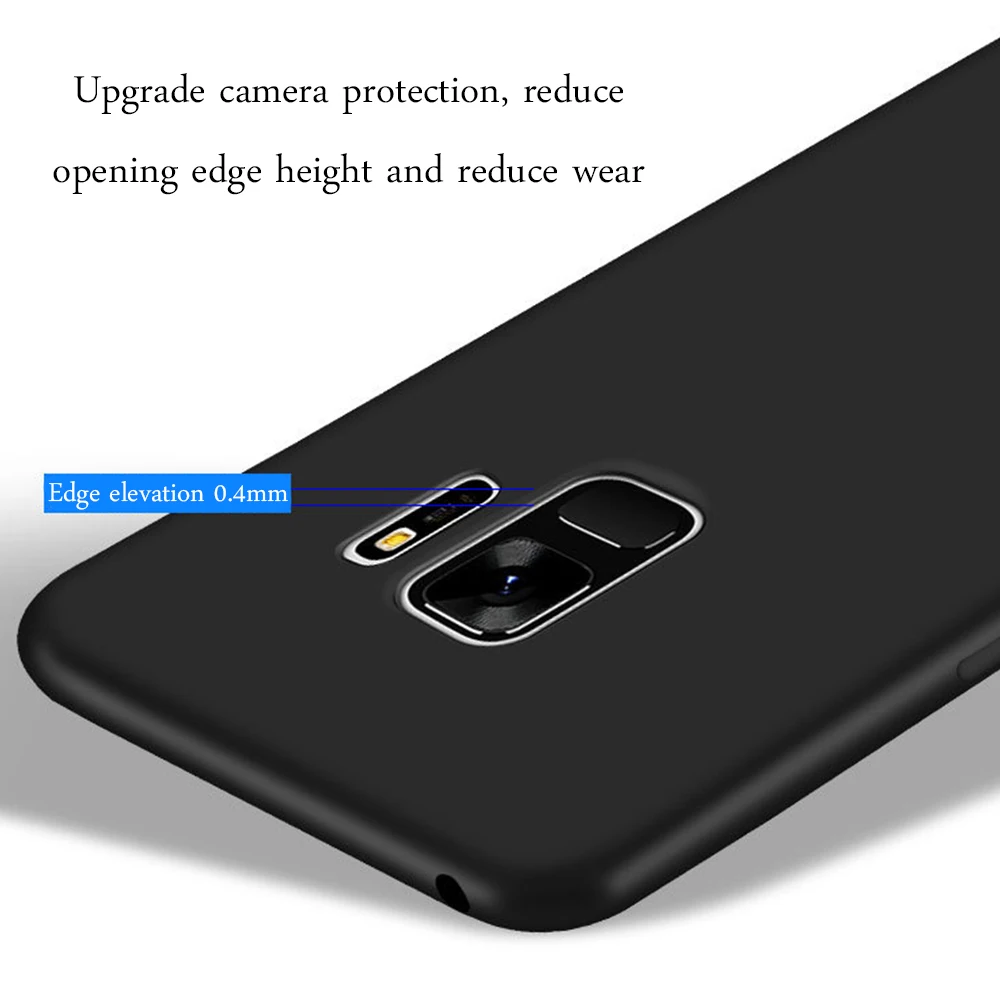 Матовый чехол для телефона samsung Galaxy A7, A6, A8 Plus, A5, A9, Star Lite, A8S, A6S, простой однотонный мягкий чехол из ТПУ ярких цветов на заднюю панель