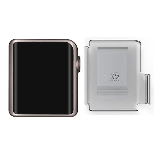 SHANLING M0 32 бит/384 кГц Bluetooth AptX LDAC DSD MP3 FALC портативный музыкальный плеер Hi-Res аудио MP3 - Цвет: gray with Clip Case