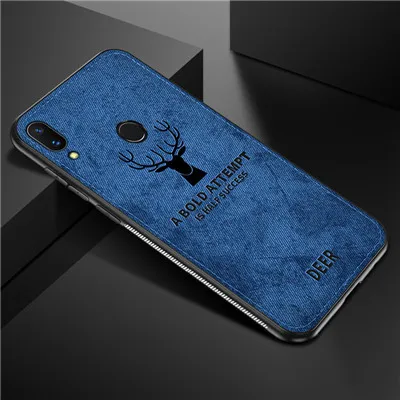 blue Тканевый чехол для телефона honor 10 9 lite светильник чехол для huawei honor 8c 8x чехол honer 8 lite 9 life 8 lite 9i 8 x note 10 play - Цвет: blue