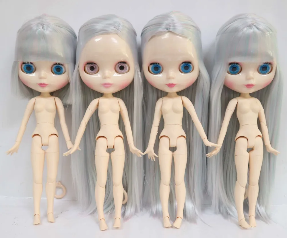 Обнаженная кукла Blyth шарнирное тело смешанные волосы Модная Кукла фабрика