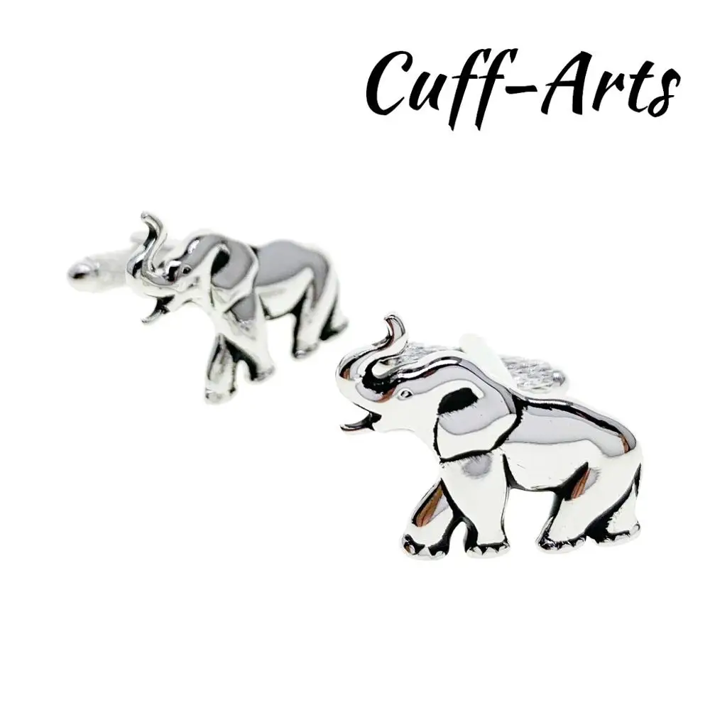 Запонки для мужчин запонки со слонами подарки бутон де Манш Gemelos Gemelli Spinki от Cuffarts