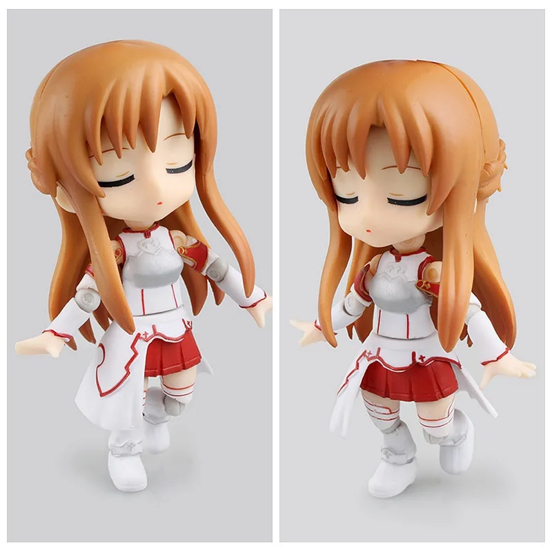 Экшн фигурка Mifen Craft Figma Sword Art Online Q version Asuna 12 см ПВХ сексуальная девушка SAO милые