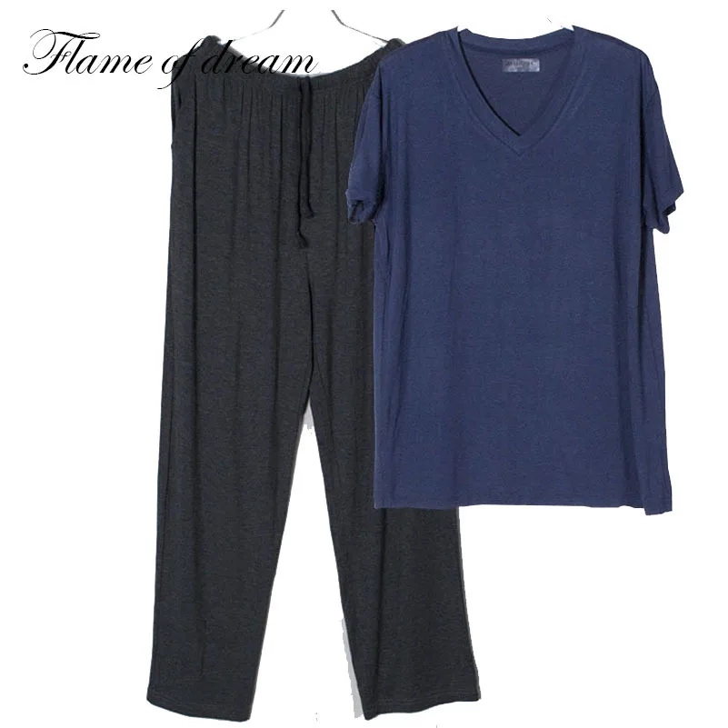 Modal material  Pijamas Hombre Nightwear Man Pijamas Hombres Pajamas Men Men Pajama Man Clothing Set d115