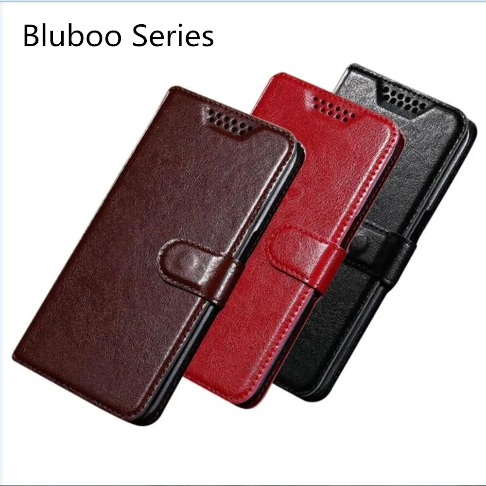 Винтажный флип чехол из искусственной кожи + Чехол кошелек для Bluboo D5 Pro D6 S3 D1 D2 S1 Dual