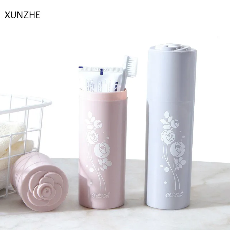 

XUNZHE New Multifunction Portable Toothbrush Toothpaste Storage Box Travel Wash Gargle Cup Home Bathroom Small Object Organizers