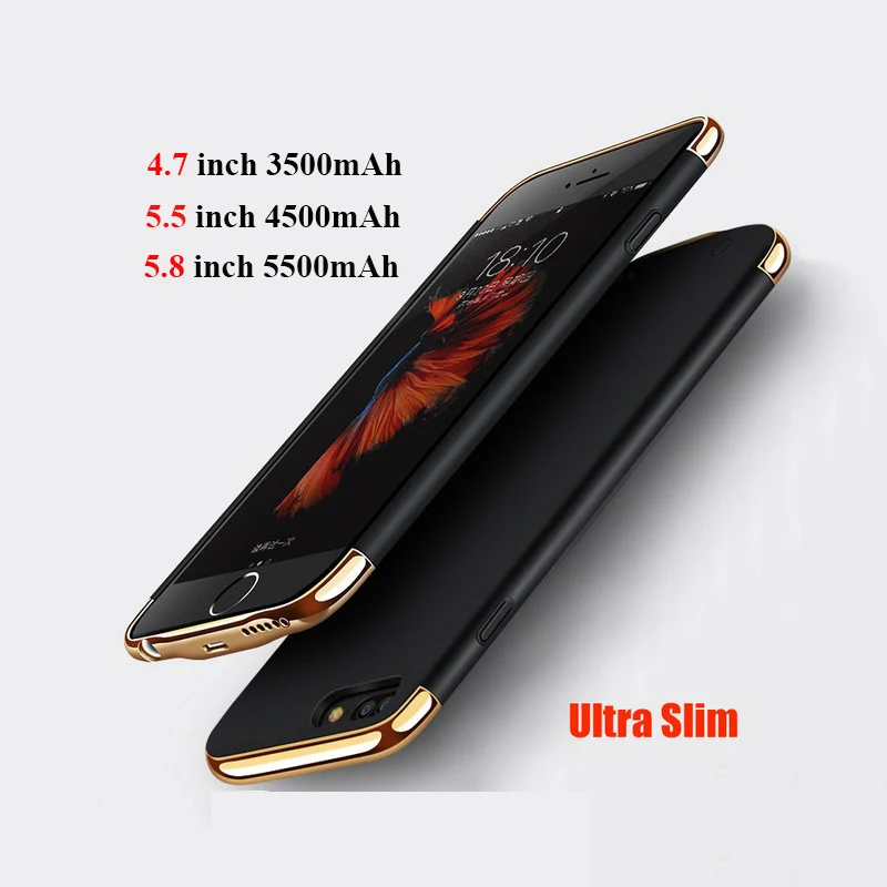 Портативный чехол для телефона с аккумулятором iphone X Funda зарядки аккумулятора 6s 78