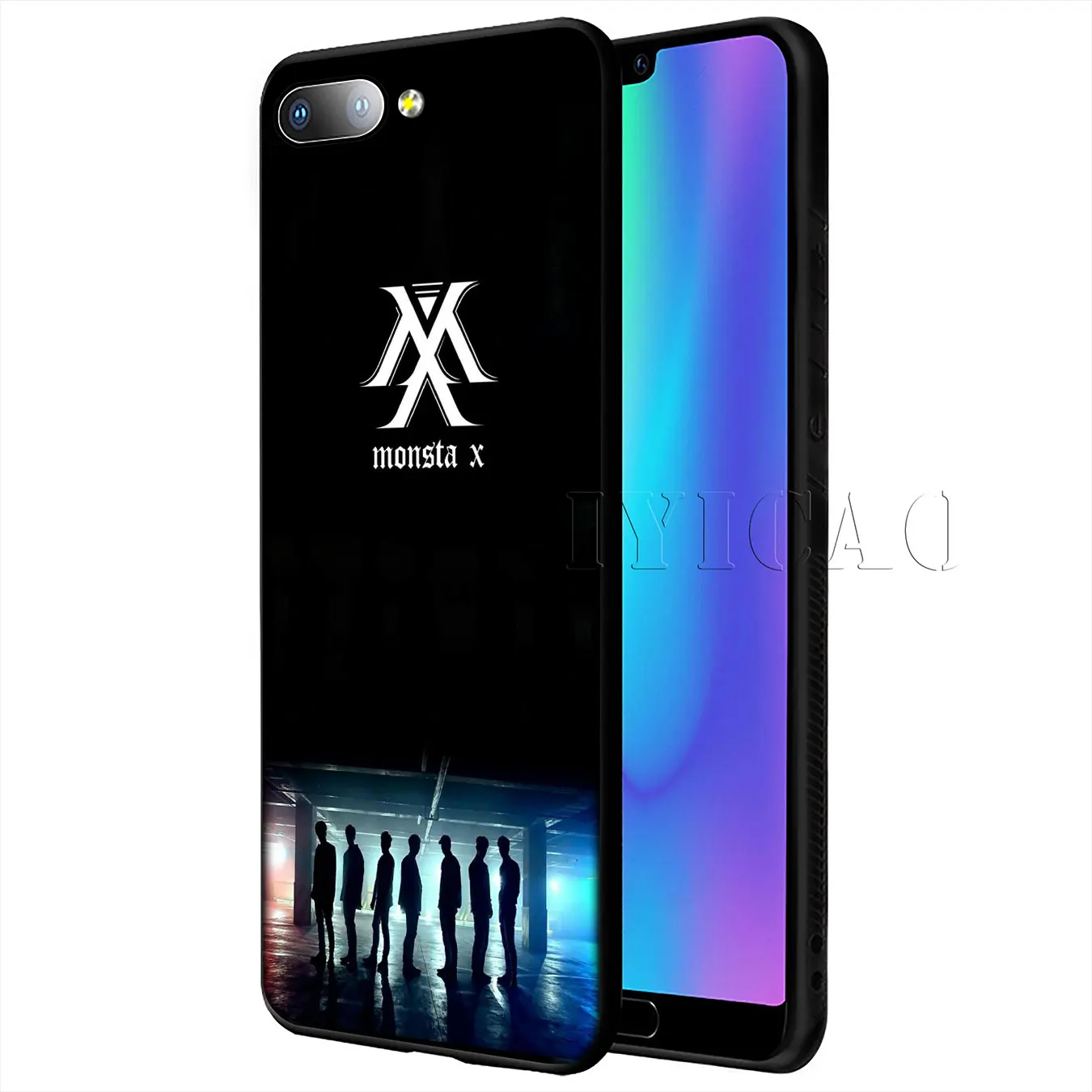 IYICAO Monsta X KPOP Boy Group Лучший Мягкий силиконовый чехол для Huawei Y9 Y7 Y6 Prime 2019 Honor 20 8C 8X 8 9 9X 10