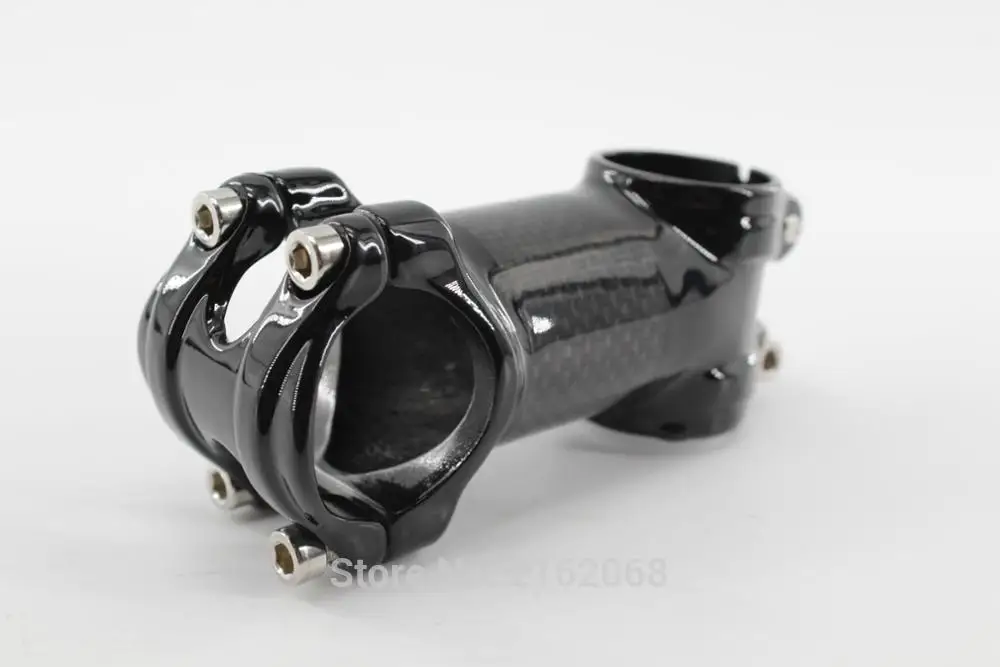 

Newest ultralight Road&Mountain bike 3D forged alloy 3K carbon fibre bicycle stem MTB super light 110g 31.8*60-110mm Free ship