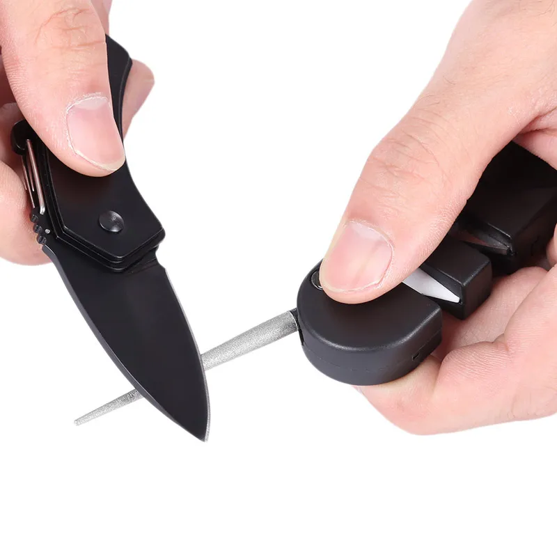 Tungsten Ceramic Multipurpose Carbide Knife Pocket Diamond Tool Scissor Sharpen Fish Whetstone Sharpener outdoor Hook | Дом и сад