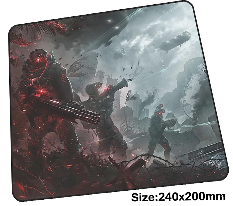 Игровой коврик для мыши warface 240x200 мм ноутбука подарок мальчика игровой большой