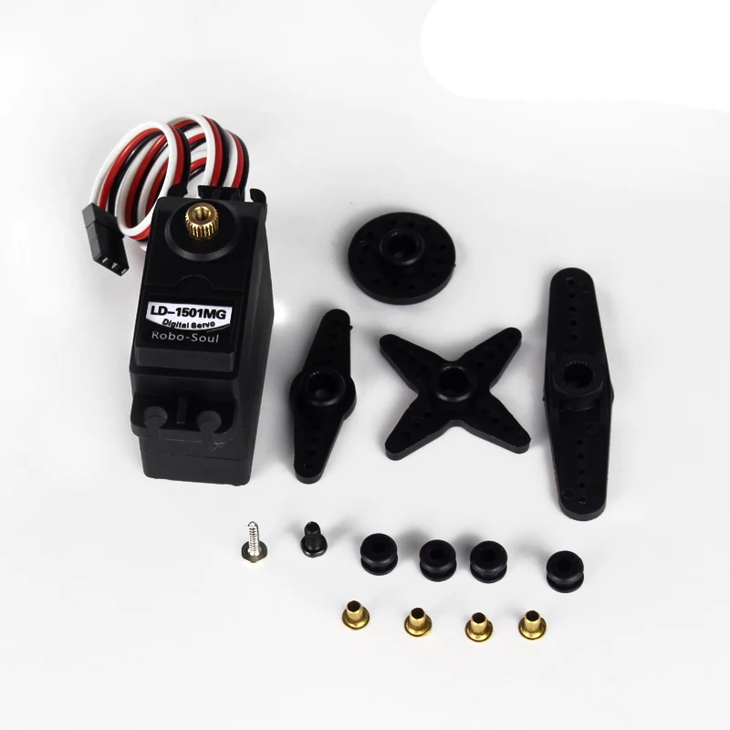 17kg 180 Degree Standard Full Metal Gear Digital Servo High Torque Robotic Steering for RC Robot Car Mechanical Arm | Игрушки и хобби