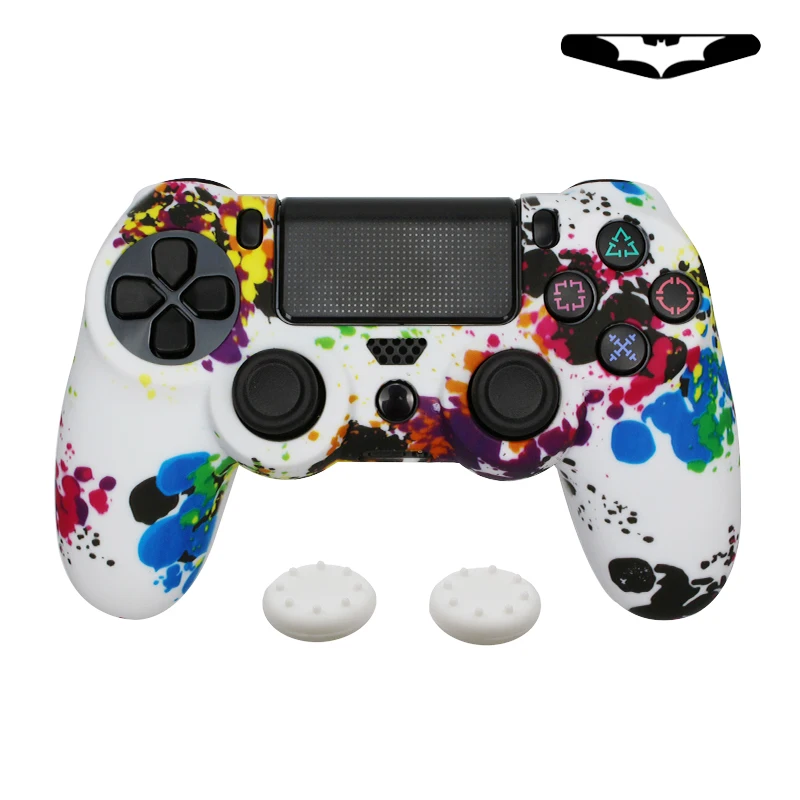 Камуфляжный силиконовый гелевый защитный чехол для PS4 контроллер ручки чехол для Playstation 4 Pro/тонкий прочный джойстик