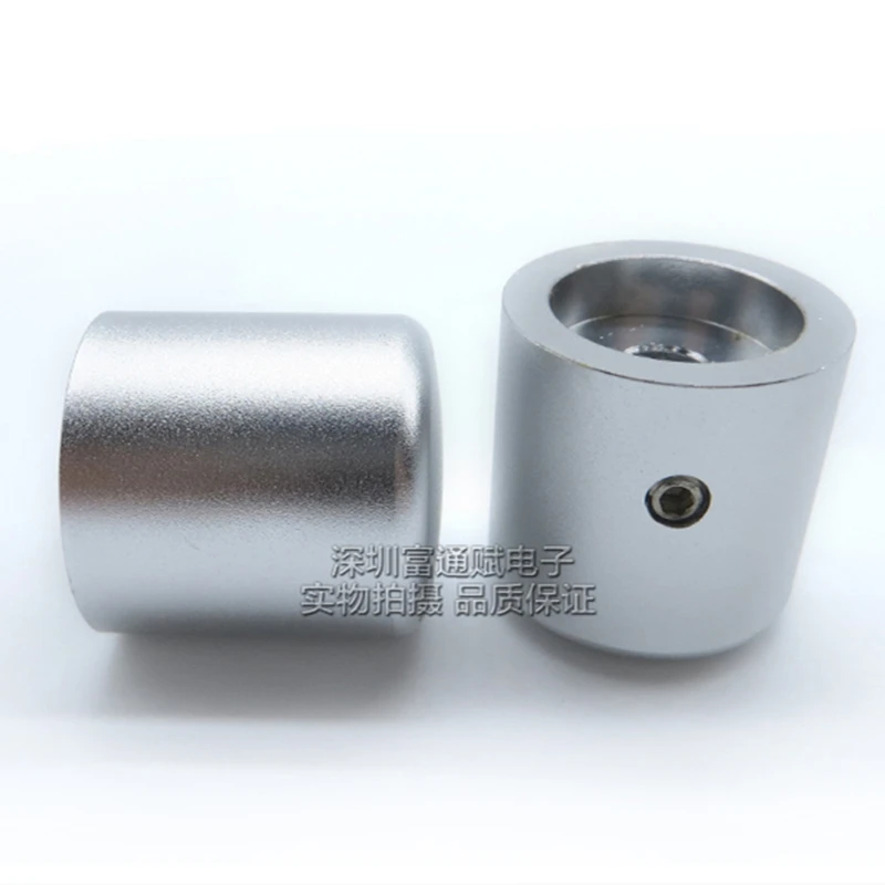 Алюминиевая ручка с потенциометром HIFI fever яркая серебристая пескоструйная
