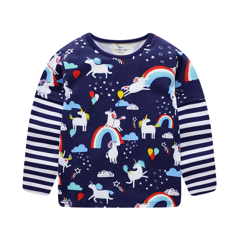 kids t-shirts Для маленьких мальчиков летние топы Новая детская футболка аппликация с животными хлопковые футболки для мальчиков рубашка для малыша и футболки для детей возрастом от 2 до 7 лет - Цвет: kids t-shirts