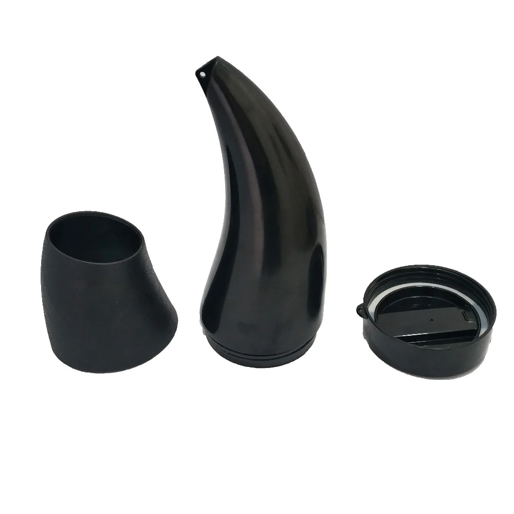 

Stainless Steel Vacuum Bottle Creativite Goat Horn Coffee Mug Sports Thermos Cup Croissants Cup Direct Drinking Drop Shipping 20