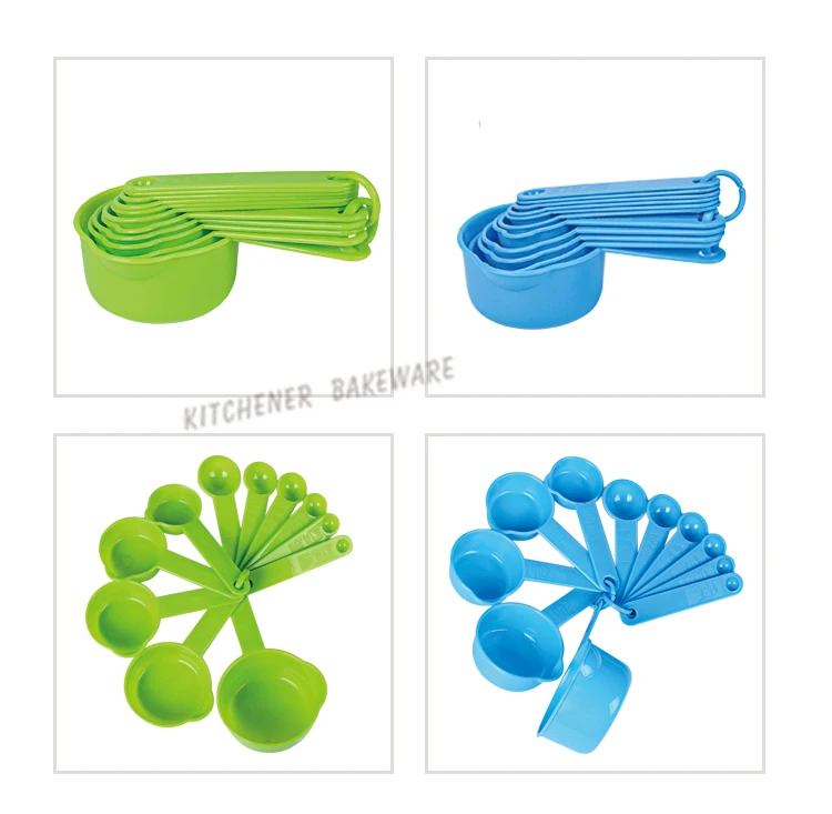 Пластиковые мерные чашки 11 шт./лот мерная ложка кухонные инструменты измерение