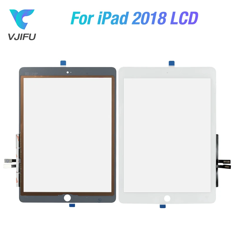 10 шт. Сменные сенсорные планки для iPad 6 6th Gen A1893 A1954, дигитайзер сенсорного экрана, переднее внешнее стекло lcd с клеем