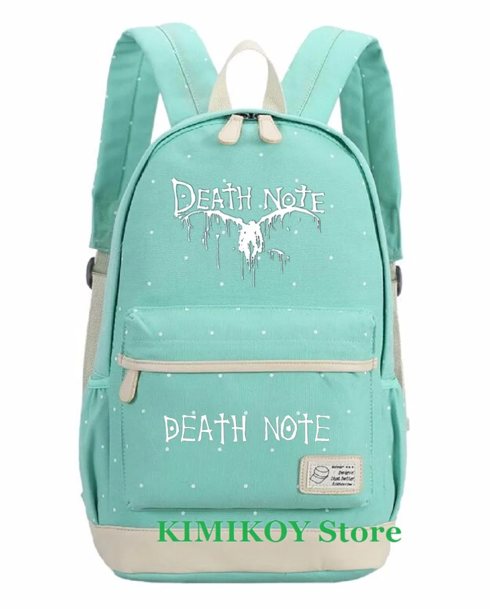 Kimikoy аниме Death Note Косплэй рюкзак световой волны точка цветок ноутбук сумка