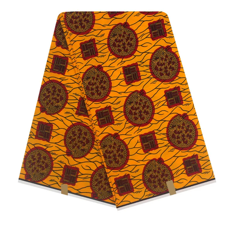 Африканский батик восковая ткань Kente воск Анкара Африканские Восковые принты