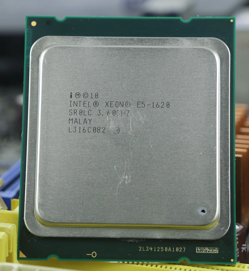 Оригинальный процессор Intel Xeon E5 1620 3 6 ГГц 4 ядра 10 Мб кэш памяти разъем 2011 ЦП SR0LC|intel