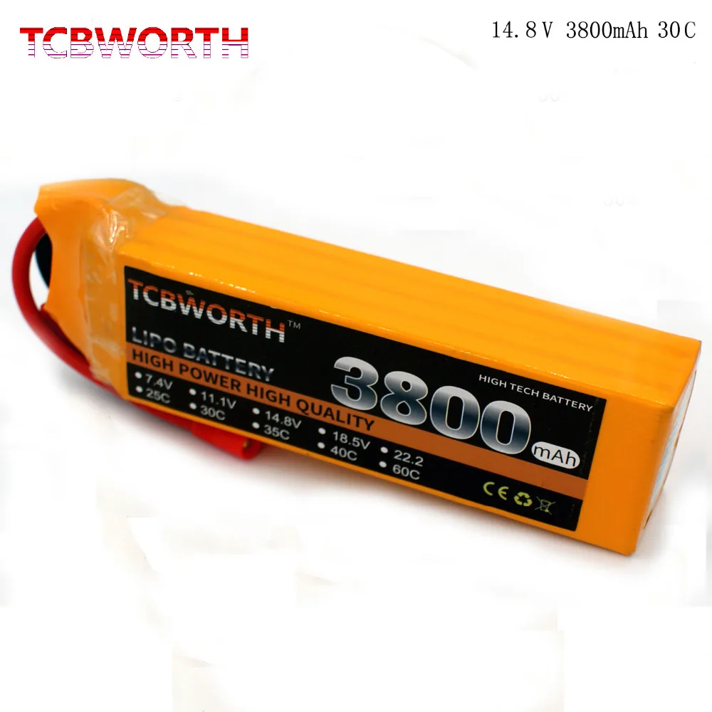 TCBWORTH 4S 14 8 V 3800 mAh 30C Радиоуправляемый Дрон липо для самолета Вертолет Quadrotor