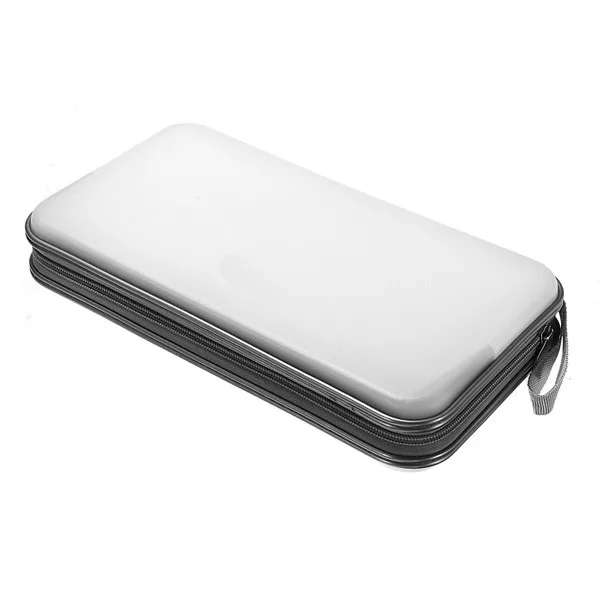 Белый KINCO 80 диск Carry Box держатель посылка сумка для хранения автомобиля чехол альбом DVD Органайзер компакт-дисков защитный чехол домашняя карта полоса - Цвет: Белый