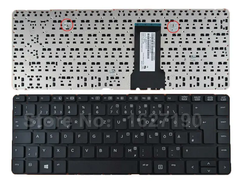 GR немецкий Клавиатура ноутбука для HP ProBook 430 G1 черный Win8 новый ноутбук клавиатуры