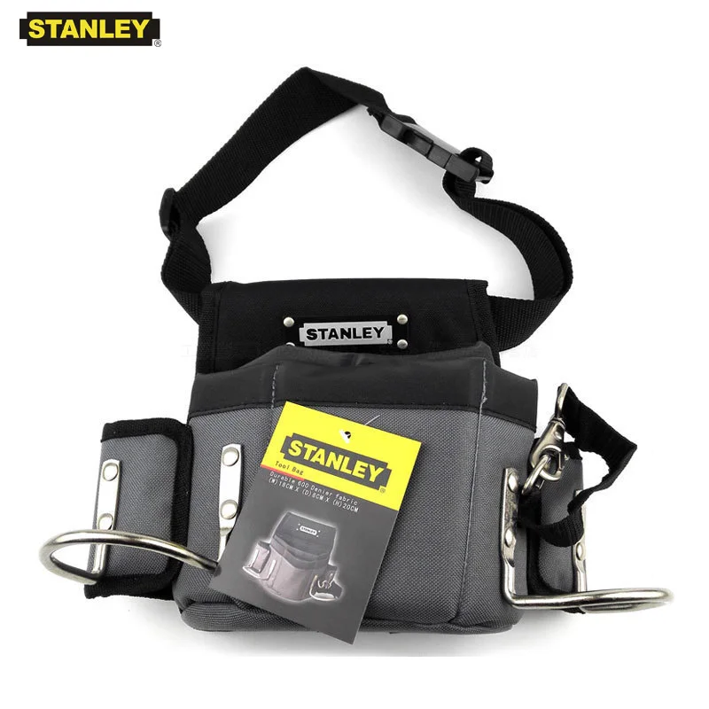 Stanley carpenters tool waist bag storage hammer holder bags work pocket gadget utility pouch with adjustable belt electricians