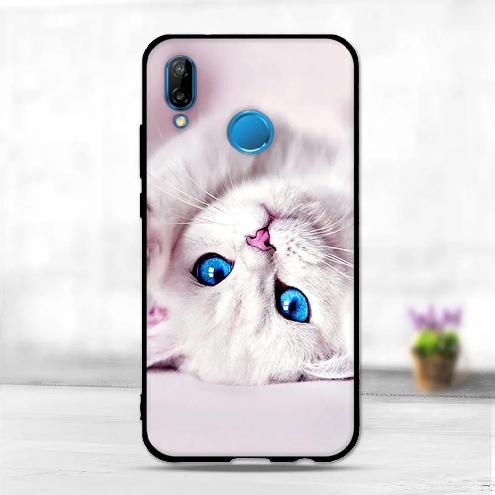 5 84 "чехол для Huawei P20 Lite чехол lite задняя крышка защитный телефона Coque | Мобильные