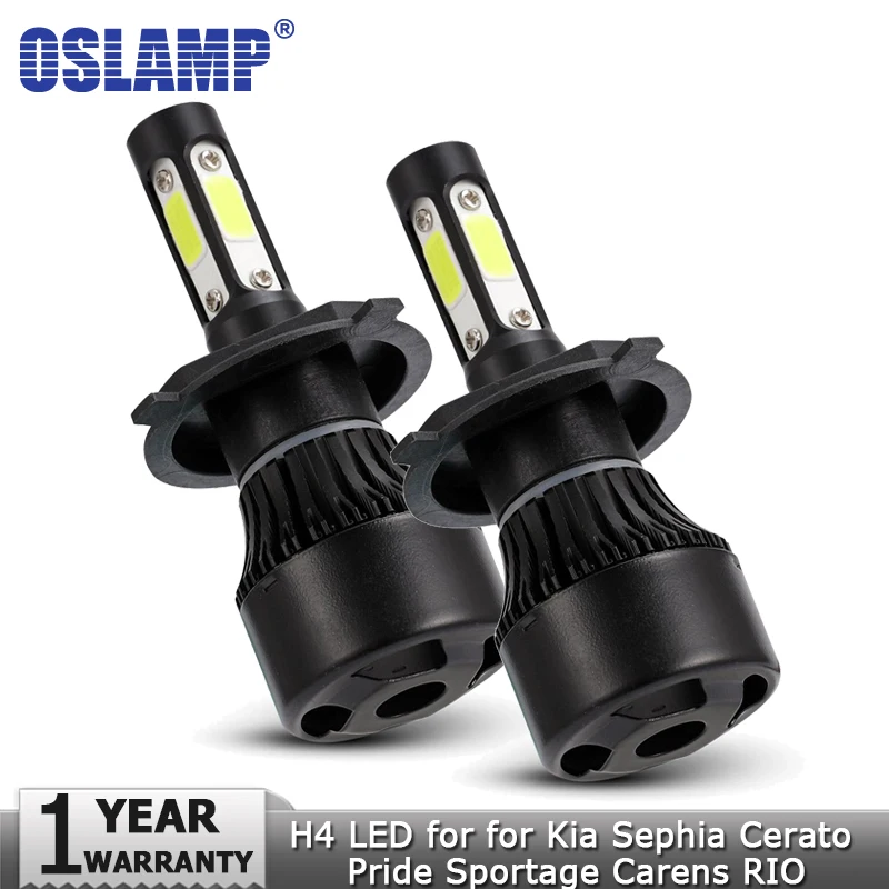 Oslamp H4 Hi короче спереди и длиннее сзади) автомобильная светодиодная лампа для фары
