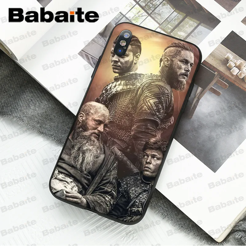 Babaite Викинги Рагнар Лодброк покупателей высококачественный чехол для телефона