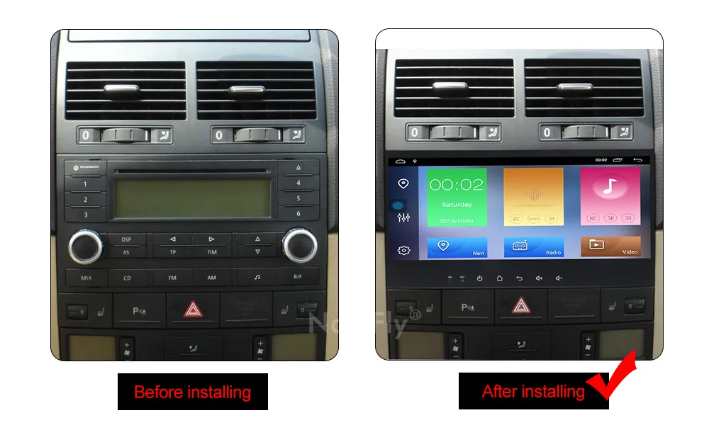 NaviFly 8," экран Android9.1 32G rom автомобильный FM радио gps кассета для Volkswagen VWTouareg Multivan T5(2002-2010) Автомобильный RDS DVR
