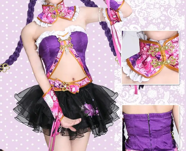 Костюм горничной из аниме love live sunshine косплей костюм Ядзава Нико Маки Нозоми тоджо