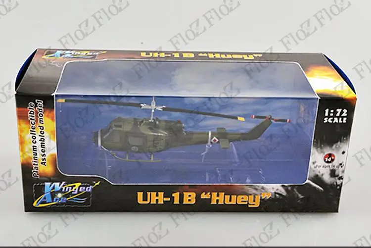 UH-1 Iroquois Huey вертолет Вьетнам 1967 1/72 летательный аппарат без литья под давлением easy model