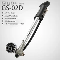 new giyo 300psi high pressure bike shock portable inflator inflatable pump for shock absorberfork air supply bicycle pump gauge