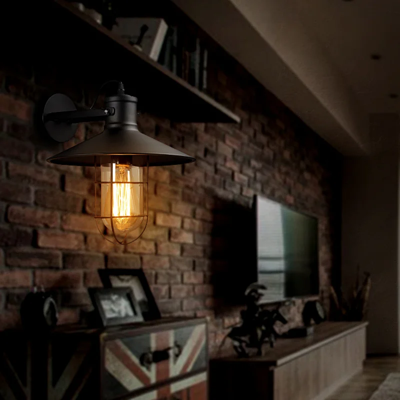Лофт RH Настенные светильники винтажные промышленные настенные бра светильник