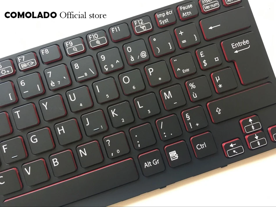 FR Французская клавиатура для Sony VAIO SVE 14 SVS14 SVE14A с черно белой клавиатурой