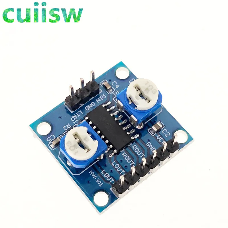 Плата цифрового усилителя cuiisw PAM8406 с потенциометром громкости 5Wx2 Stereo 1 шт.|digital