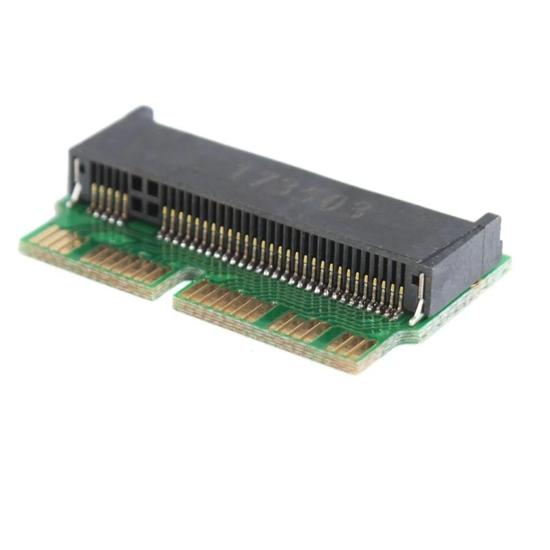 50 шт./лот M.2 PCI e AHCI SSD адаптер карты для 2013 2014 2015 MACBOOK Air A1465 A1466|Компьютерные кабели и